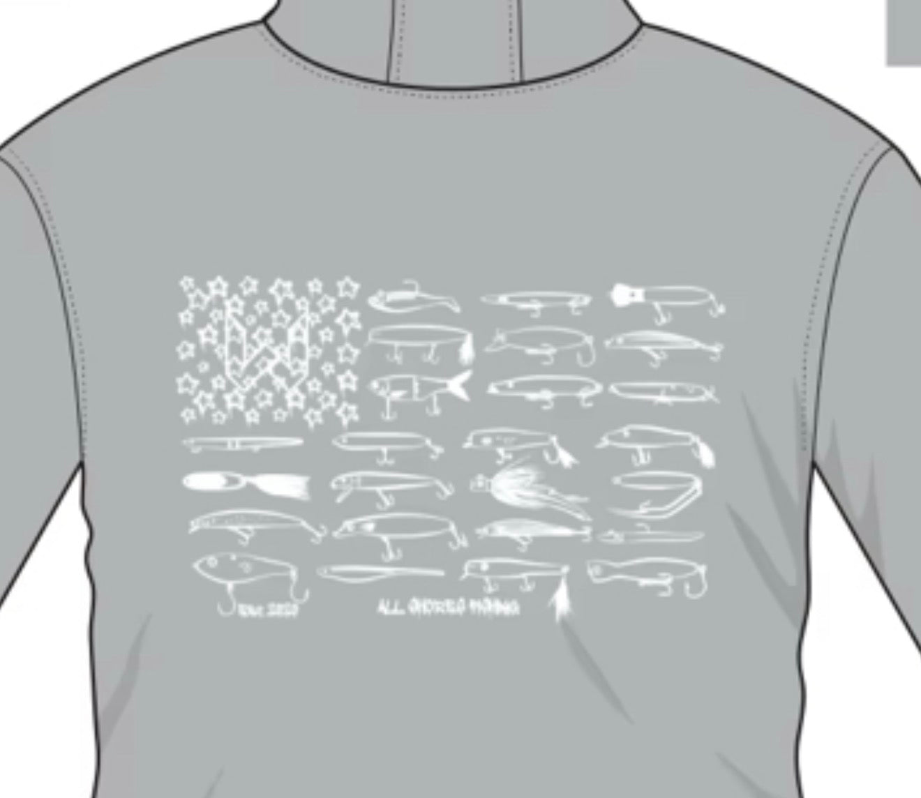 🇺🇸 🔌 Flag UV Protection Sun Shirt