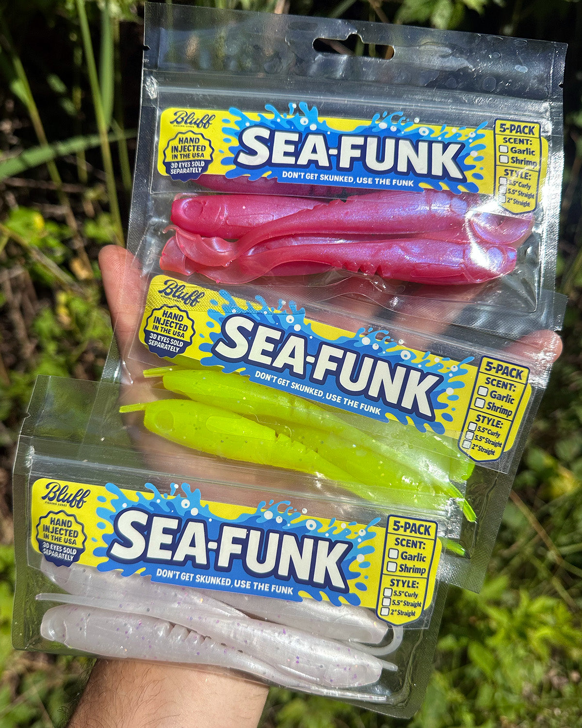 Bluff Lures Sea Funk 5.5" (5 Pack)